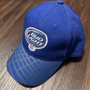 Bud Light NFL Official Beer Sponsor Hat Blue Adjustable Logo Cap